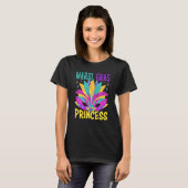 Family Matching Mardi Gras Princess Carnival Costu Tシャツ (正面フル)