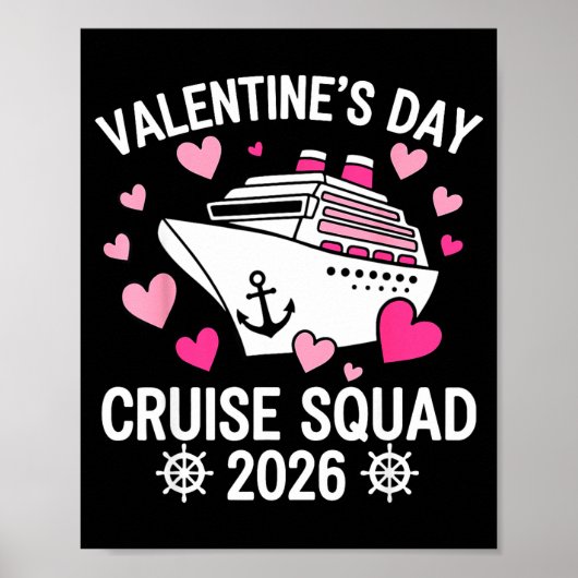 Family Matching Valentines Day Cruise 2026 Husband ポスター (正面)