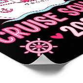 Family Matching Valentines Day Family Cruise Squad ポスター (角)