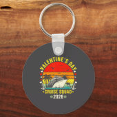 Family Matching Valentines Day For Couples Cruise  キーホルダー (正面)