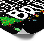 Family Matching Xmas Most Likely To Call Santa Bru ポスター (角)