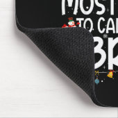 Family Matching Xmas Most Likely To Call Santa Bru マウスパッド (コーナー)