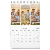 Family Memories 2026 Photo Calendar | Cherish Ever カレンダー (2月 2026)