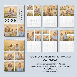 Family Memories 2026 Photo Calendar | Cherish Ever カレンダー