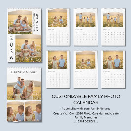 Family Memories 2026 Photo Calendar | Cherish Ever カレンダー