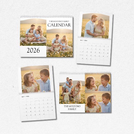 Family Memories 2026 Photo Calendar | Cherish Ever カレンダー