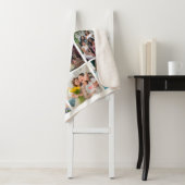 Family Memories 9 Photo Grid Personalized Collage シェルパブランケット (インサイチュ)