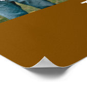 Family Memories Modern Photo Collage ポスター (角)