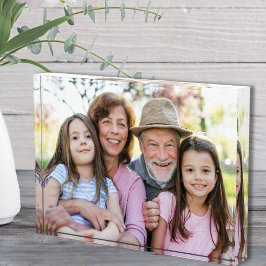 Family Memories Personalized Grandparent Photo フォトブロック