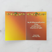 Family Merry Christmas Copa de Oro シーズンカード (内部)