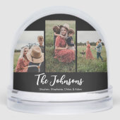 Family Modern Script Black 3 Photo (正面)