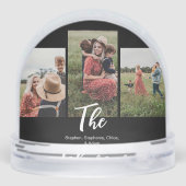 Family Modern Script Black 3 Photo (裏面)