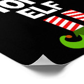 Family Momo Elf Christmas Matching Pajama Funny  ポスター (角)