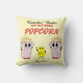 Family Movie Theater with Hot Buttered Popcorn クッション
