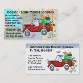 Family Moving Company 名刺 (正面/裏面)