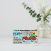 Family Moving Company 名刺 (スタンド正面)