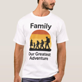 Family My Greatest Adventure T-Shirt – Cozy Parent Tシャツ