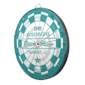 Family Name Beach House Dart Board ダーツボード (正面右)