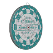 Family Name Beach House Dart Board ダーツボード (正面左)