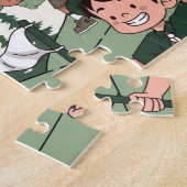 Family Name Camping ジグソーパズル (側面)