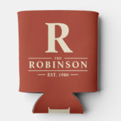 Family Name & Initial Burnt Sienna 缶クーラー (裏面)