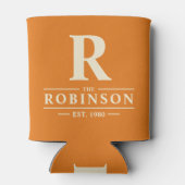 Family Name & Initial Warm Citrus 缶クーラー (裏面)