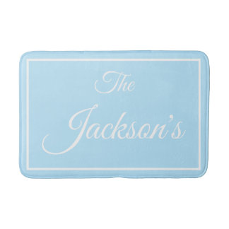 Family name personalized bath mat バスマット