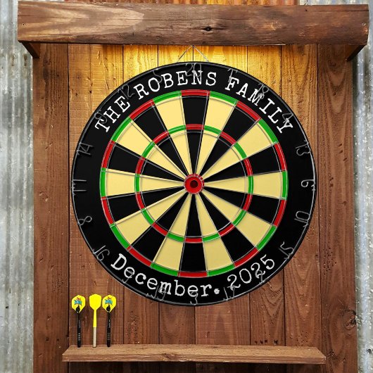 Family Name Personalized Dartboard ダーツボード