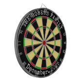 Family Name Personalized Dartboard ダーツボード (正面左)
