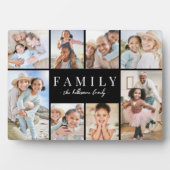 Family Name Photo Collage フォトプラーク (正面)