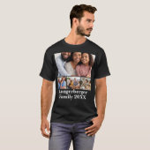 Family Name & Year Photo Collage Template Tシャツ (正面フル)