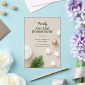 Family New Year Brunch Invitation 2026  アクリル招待状 (インサイチュ (ウェディング))