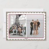 Family of 7 | Christmas Stocking Flat Holiday Card シーズンカード (裏面)