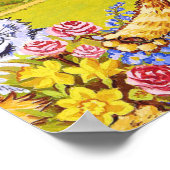 Family Of Cats In The Garden Louis Wain ポスター (角)