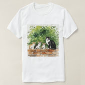 Family of cats tシャツ (デザイン正面)