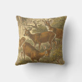 Family of Roe - Deers in a Forest クッション (裏面)