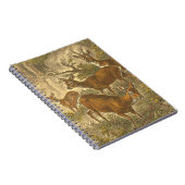 Family of Roe - Deers in a Forest ノートブック (右側)