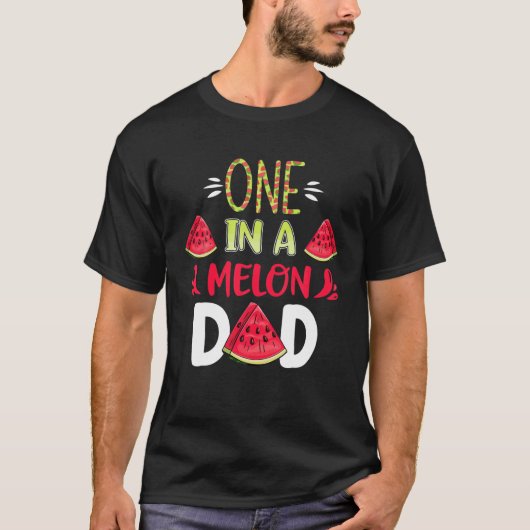 Family One In A Melon Dada Birthday Party Matching Tシャツ (正面)