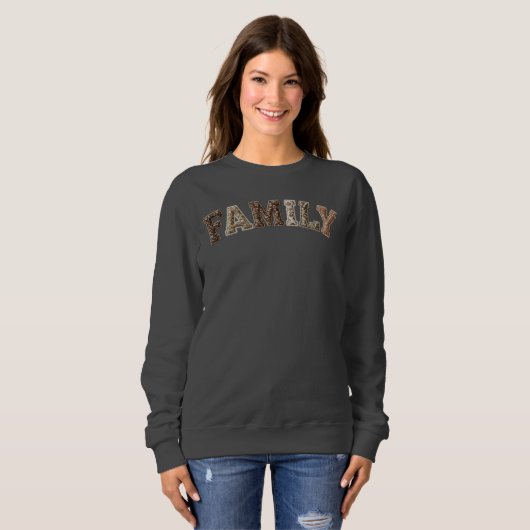 Family Patchwork Sweatshirt スウェットシャツ (正面フル)