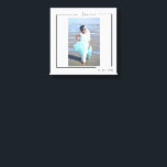 Family Personalized Photo and Text Typography キャンバスプリント<br><div class="desc">Family Personalized Photo and Text Typography wall art - Canvas Print from - add your own photograph and text to this great canvas</div>