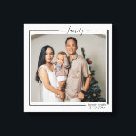 Family Personalized Photo and Text Typography Canv キャンバスプリント<br><div class="desc">Family Personalized Photo and Text Typography wall art - Canvas Print from - add your own photograph and text to this great canvas</div>