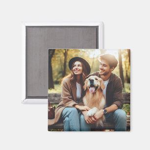 Family Pet Photo Giftパーソナライズされた Keepsakeのアップロード マグネット