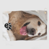 Family Pet Photo Monogram ゴルフタオル (横)