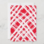 FAMILY PHOTOメリークリスマスかわいい書道赤 シーズンカード (裏面)