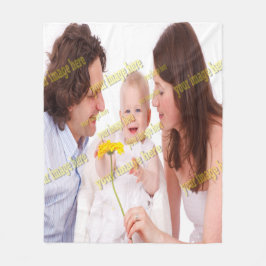 FAMILY Photo ✨ラブリーカスタム フリースブランケット