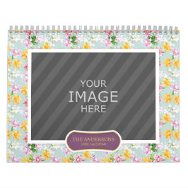 Family Photo 2023カレンダーフローラ背景 カレンダー