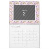 Family Photo 2024カレンダーフローラ背景 カレンダー (2月 2026)