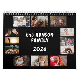 Family Photo Calendar 2026 Monthly 12 Photos カレンダー
