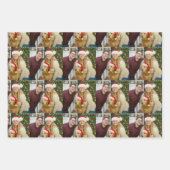 Family Photo Christmas ラッピングペーパーシート (正面2)