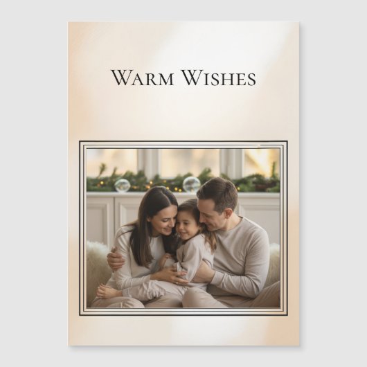 Family Photo Christmas Card (正面)